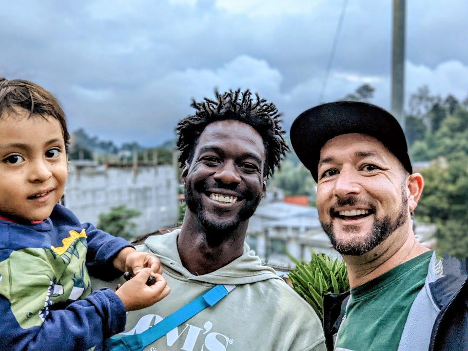 William and Brandon with Daniel in Guatemalan on a Humanitarian Trip